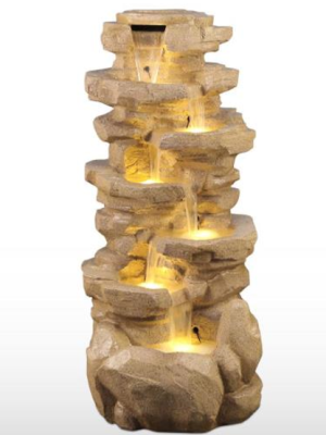 Polyresin water fountain
