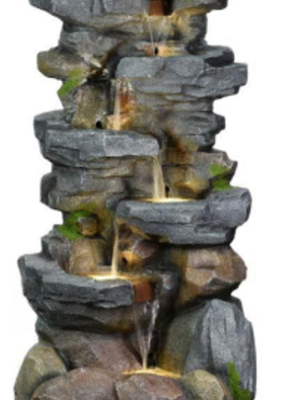 Polyresin water fountain